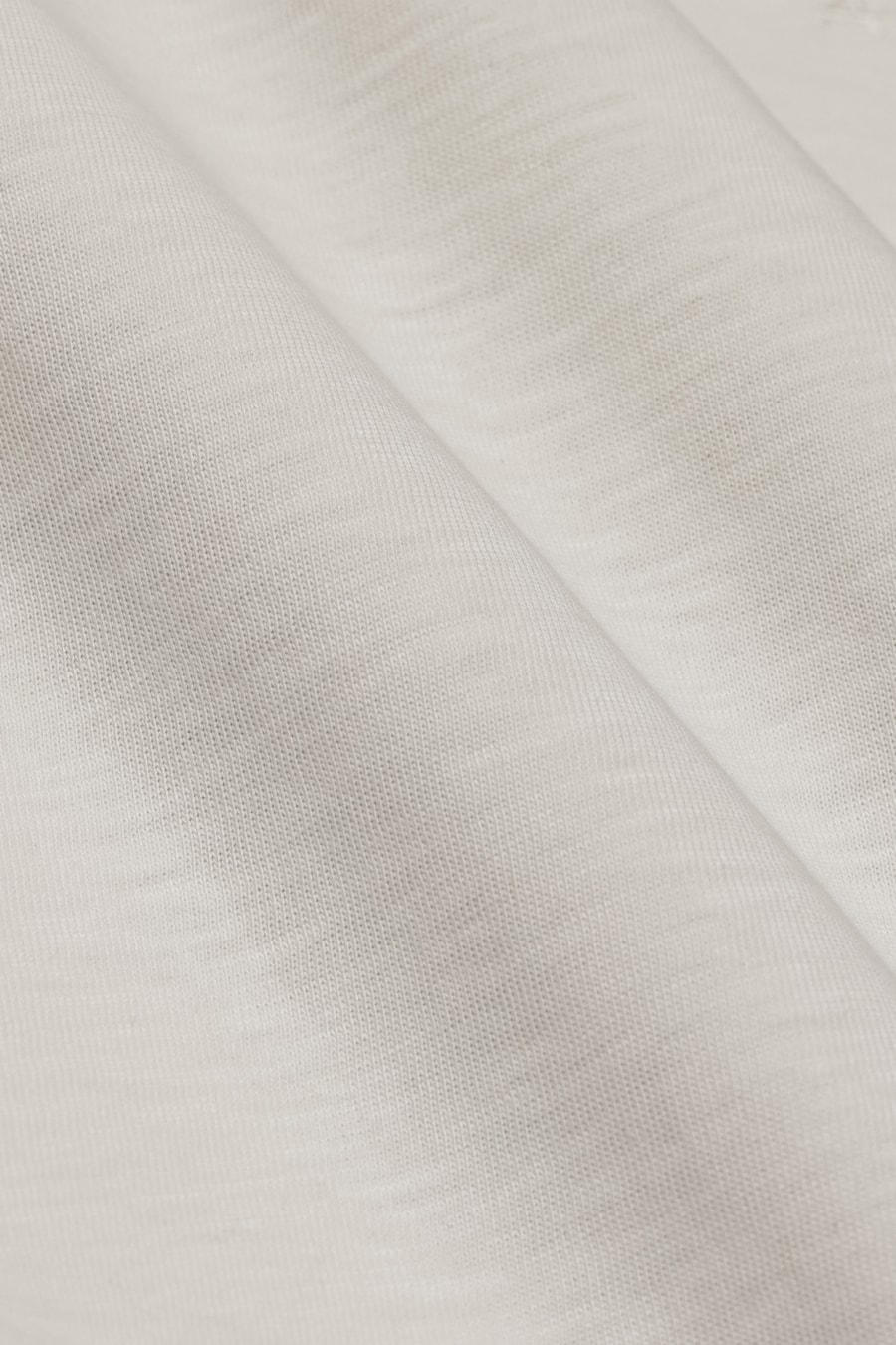 Camiseta Manga Curta Algodão Flamê Off White — foto 6 de 6