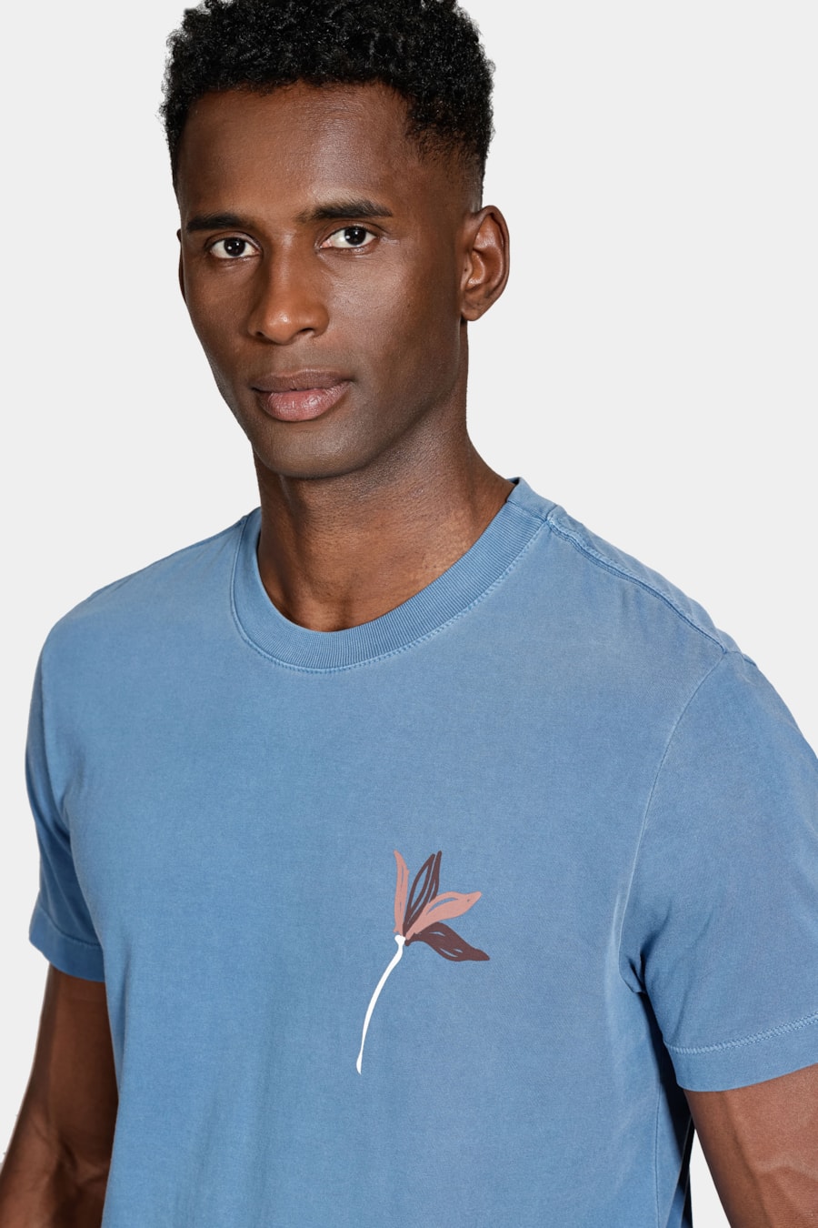 Camiseta Manga Curta Algodão Flor Indigo 116 — foto 3 de 6