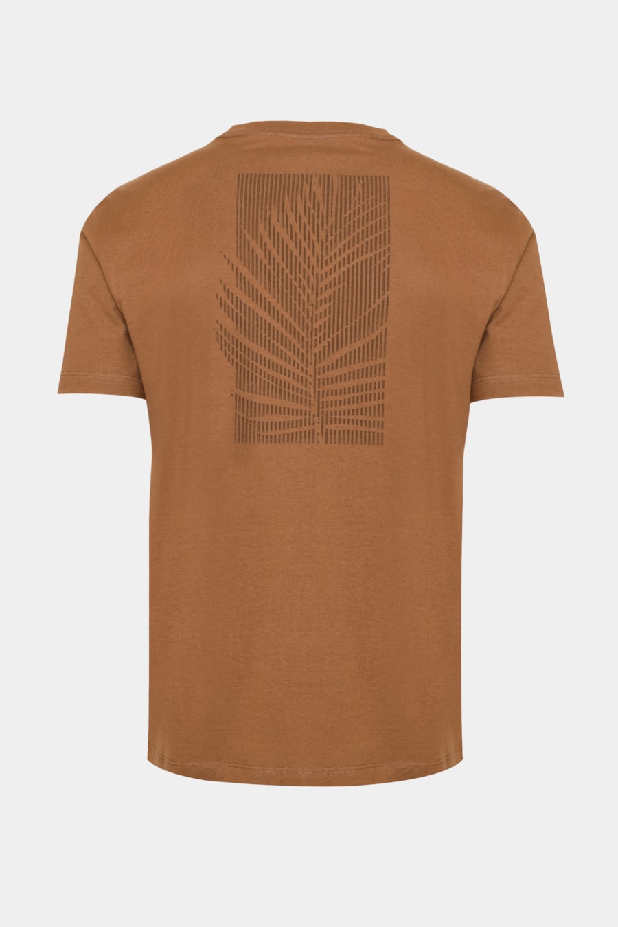 Camiseta Manga Curta Algodão Folhagem Conhaque 116 — foto 7 de 7