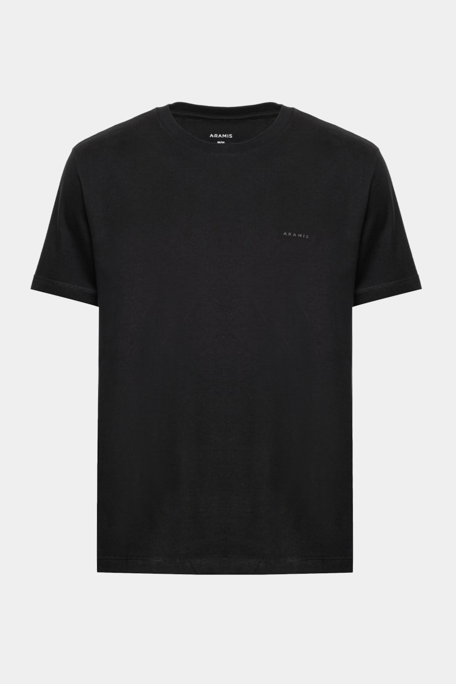 Camiseta Manga Curta Algodão Folhagem Preto — foto 5 de 6