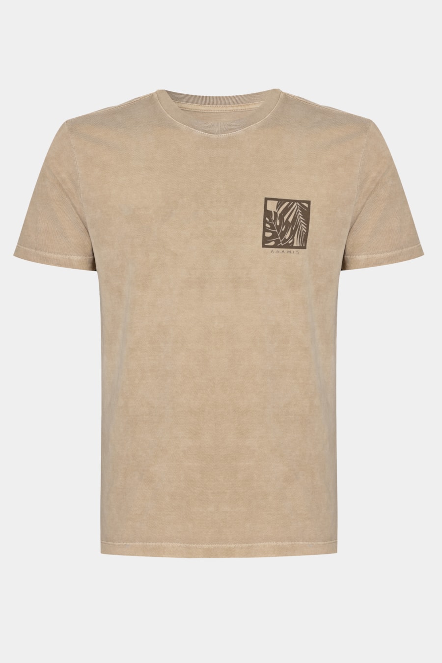 Camiseta Manga Curta Algodão Folhas Areia 116 — foto 5 de 5