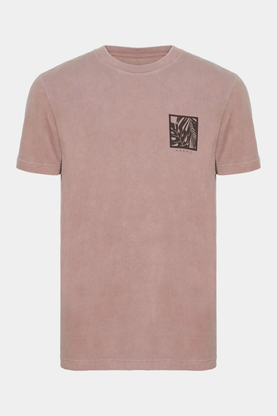 Camiseta Manga Curta Algodão Folhas Terracota 116 — foto 5 de 5