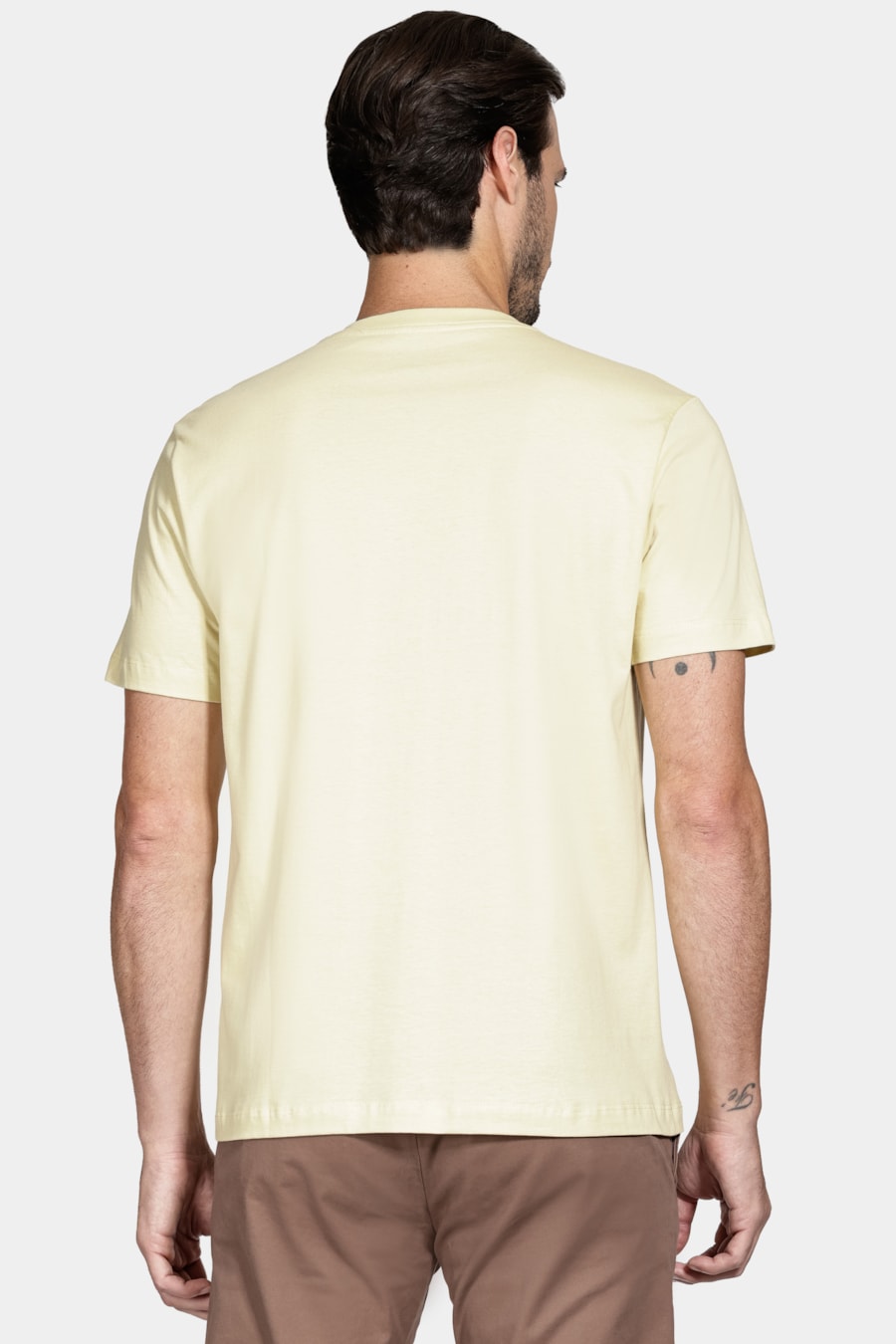 Camiseta Manga Curta Algodão Folhas Vanilla 116 — foto 4 de 5