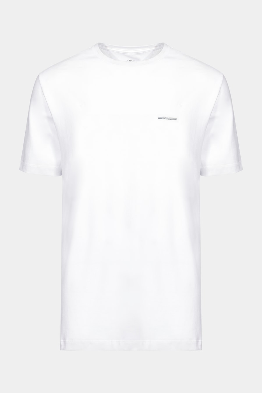 Camiseta Manga Curta Algodão Gola Careca Branco