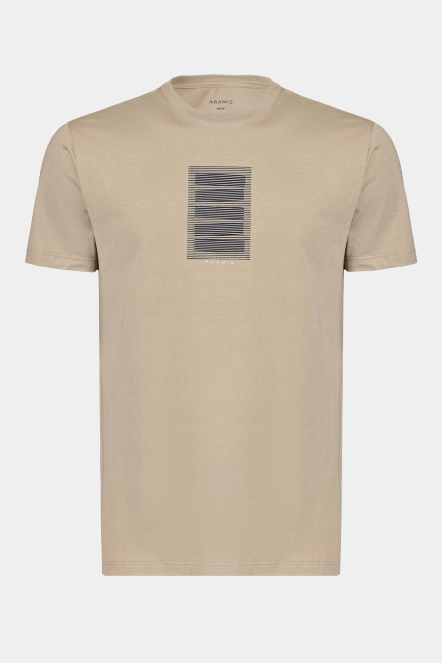 Camiseta Manga Curta Algodão Linhas Caqui 116 — foto 5 de 5