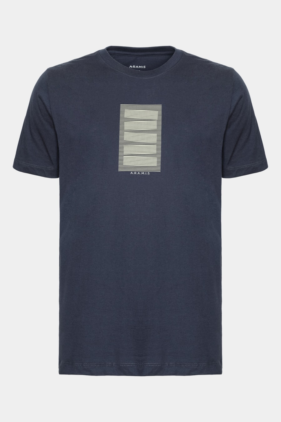 Camiseta Manga Curta Algodão Linhas Navy — foto 5 de 5