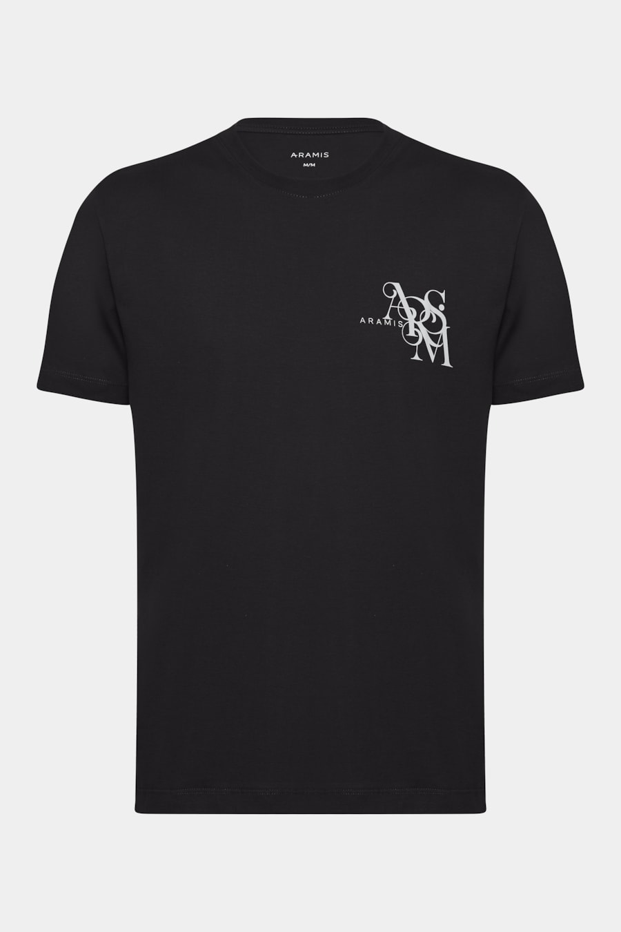 Camiseta Manga Curta Algodão New Preppy Preto — foto 5 de 5