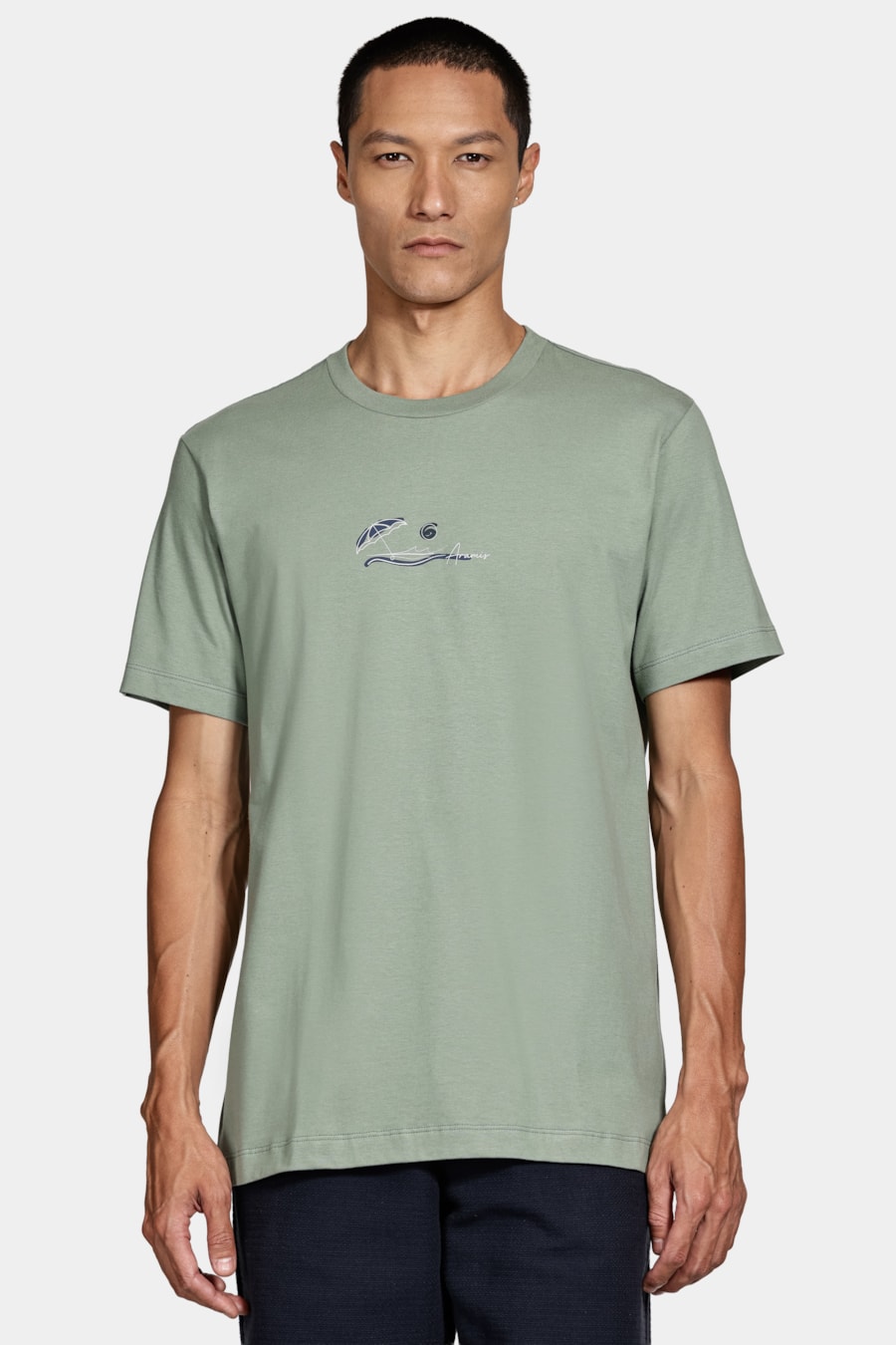 Camiseta Manga Curta Algodão Oceano Menta 116 — foto 1 de 5