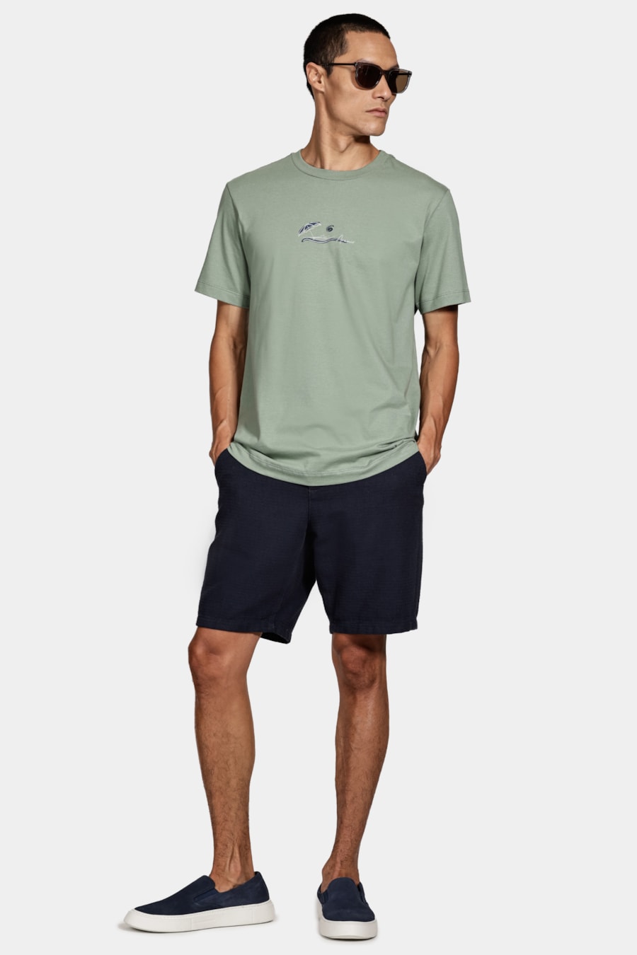 Camiseta Manga Curta Algodão Oceano Menta 116 — foto 2 de 5