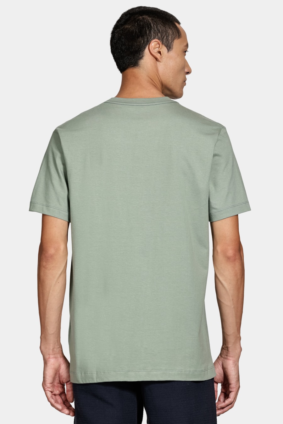 Camiseta Manga Curta Algodão Oceano Menta 116 — foto 4 de 5