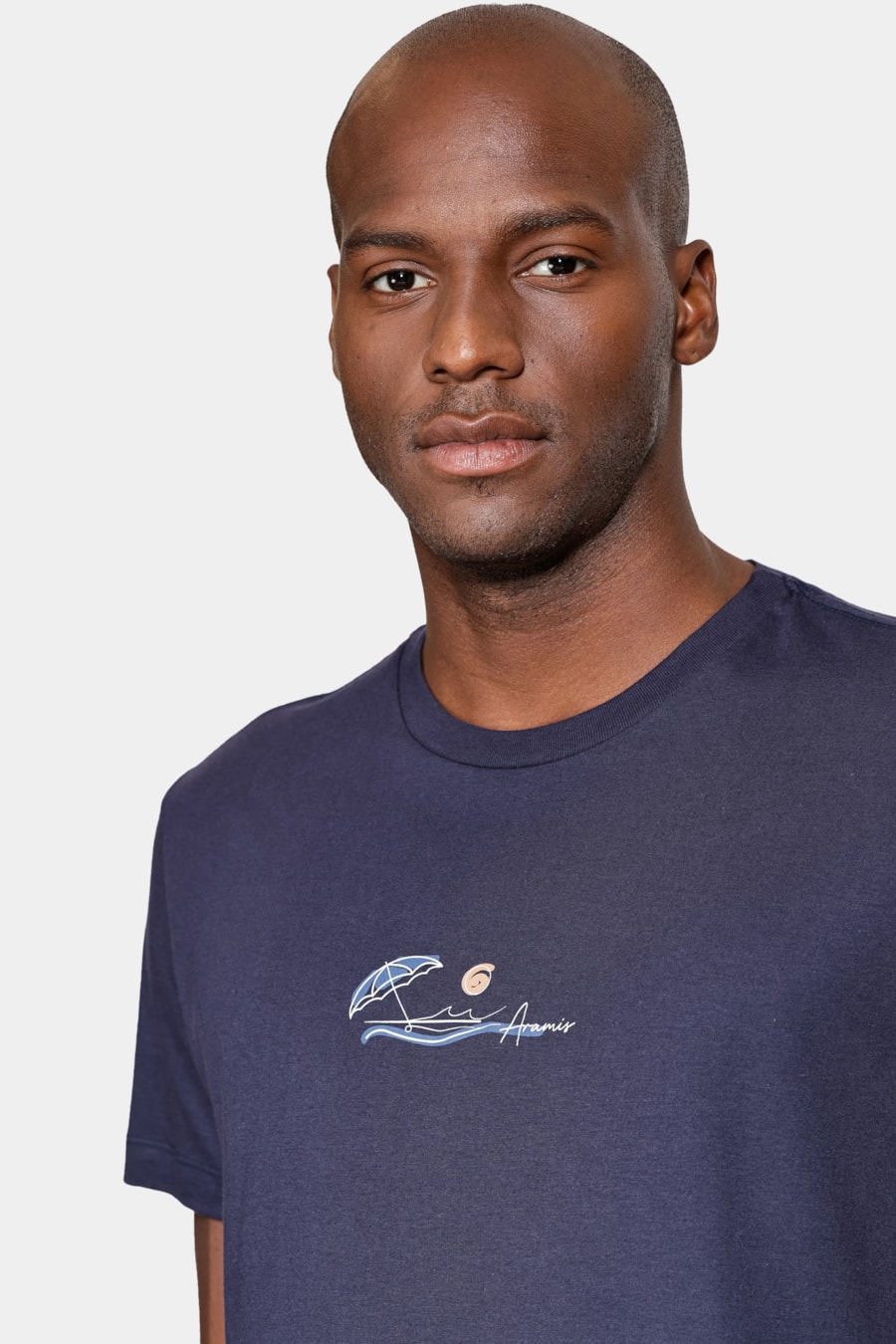 Camiseta Manga Curta Algodão Oceano Navy — foto 3 de 5