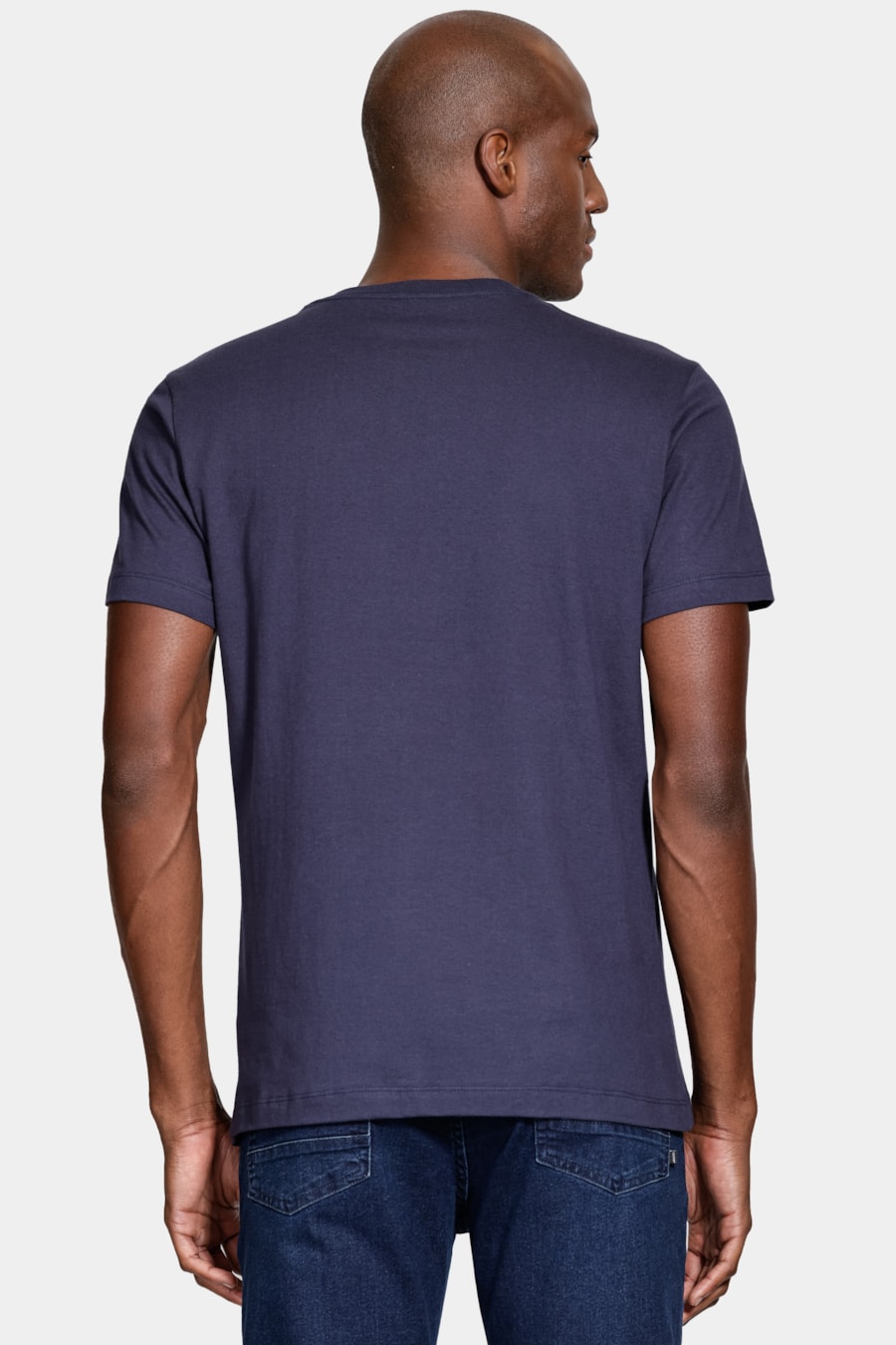 Camiseta Manga Curta Algodão Oceano Navy — foto 4 de 5