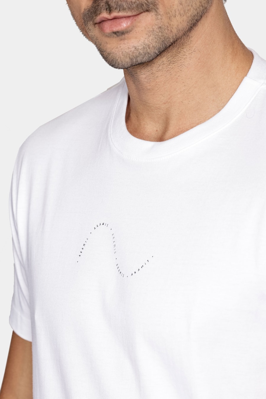 Camiseta Manga Curta Algodão Onda Branco — foto 3 de 5