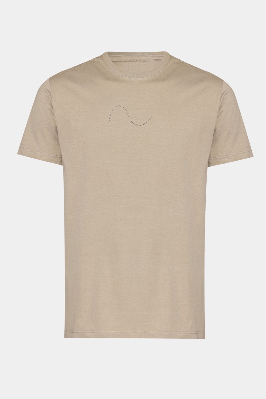 Camiseta Manga Curta Algodão Onda Caqui 116 — foto 5 de 5