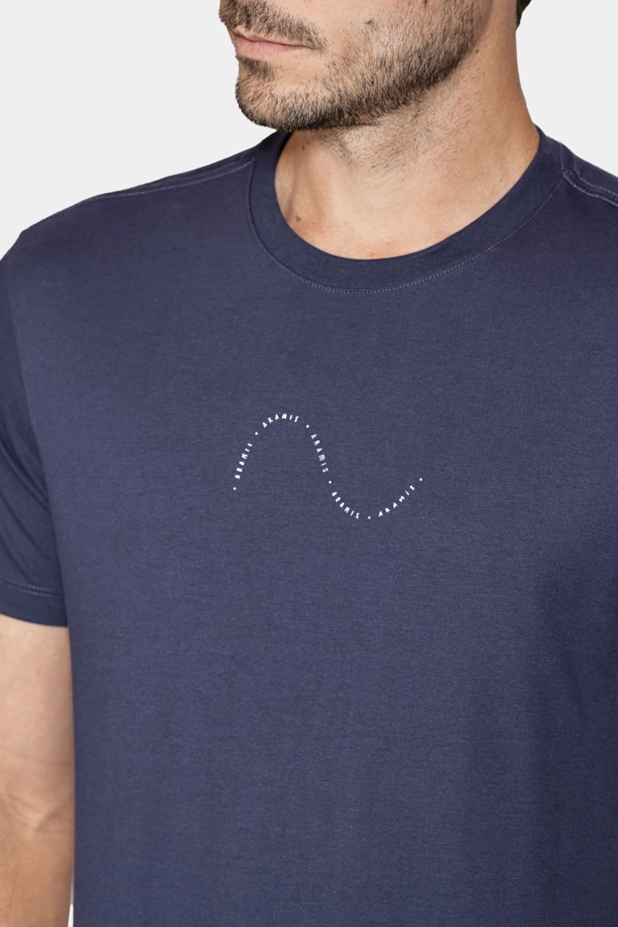 Camiseta Manga Curta Algodão Onda Navy — foto 3 de 5