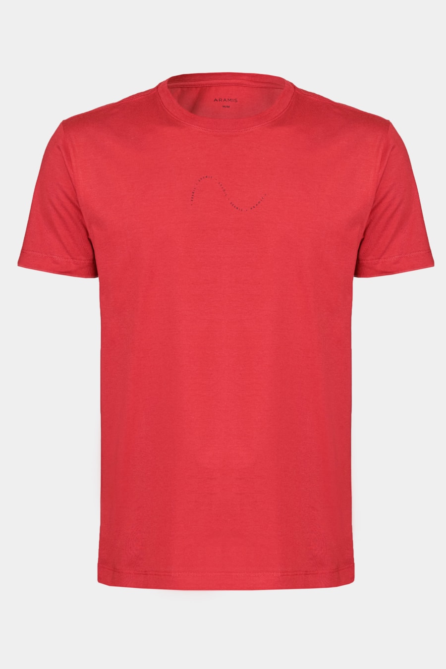 Camiseta Manga Curta Algodão Onda Vermelho — foto 5 de 5