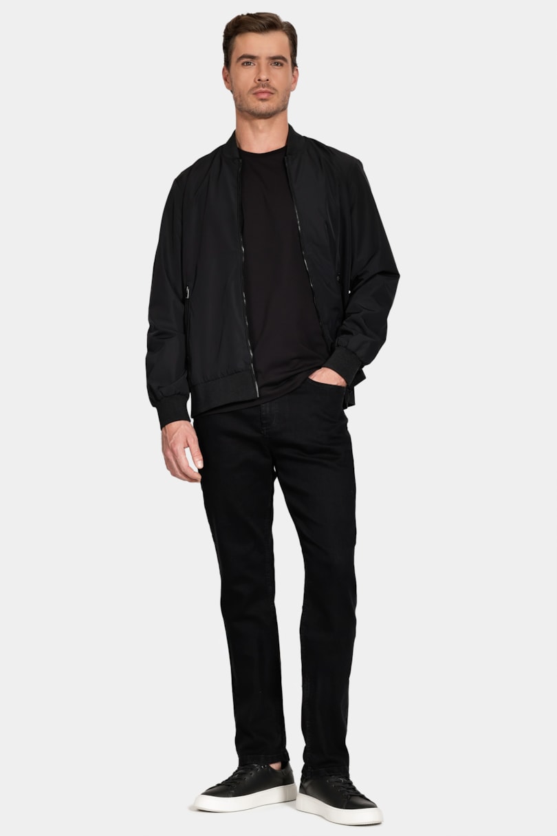 Camiseta Manga Curta Algodão Peruano Preto