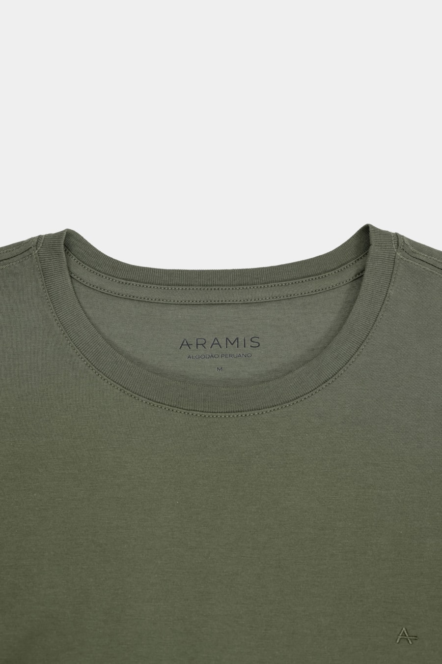 Camiseta Manga Curta Algodão Peruano Verde Floresta 115 — foto 6 de 6