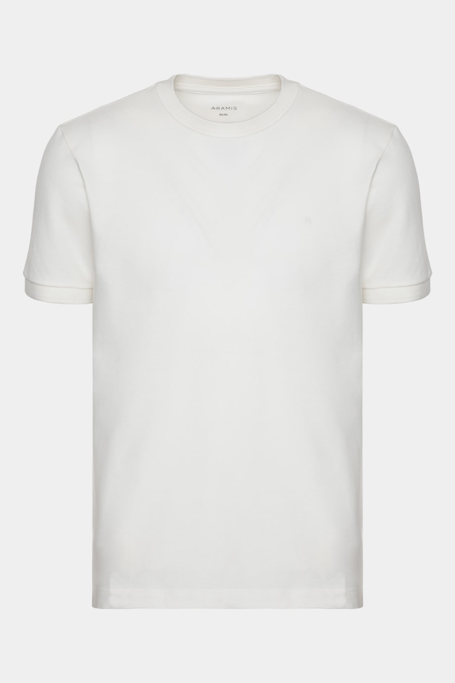 Camiseta Manga Curta Algodão Piquet Off White — foto 5 de 5