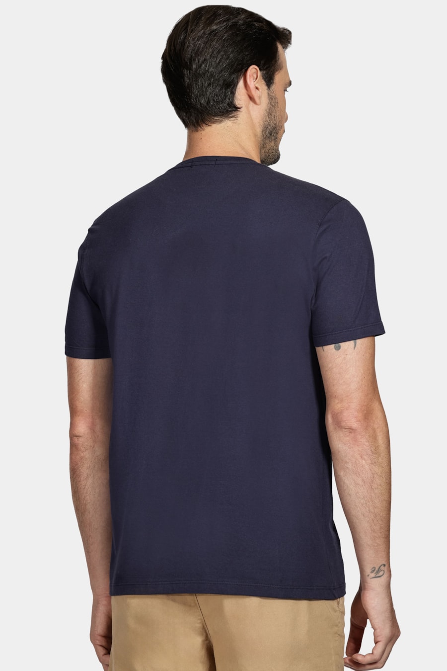 Camiseta Manga Curta Aramis Azul Marinho — foto 4 de 5