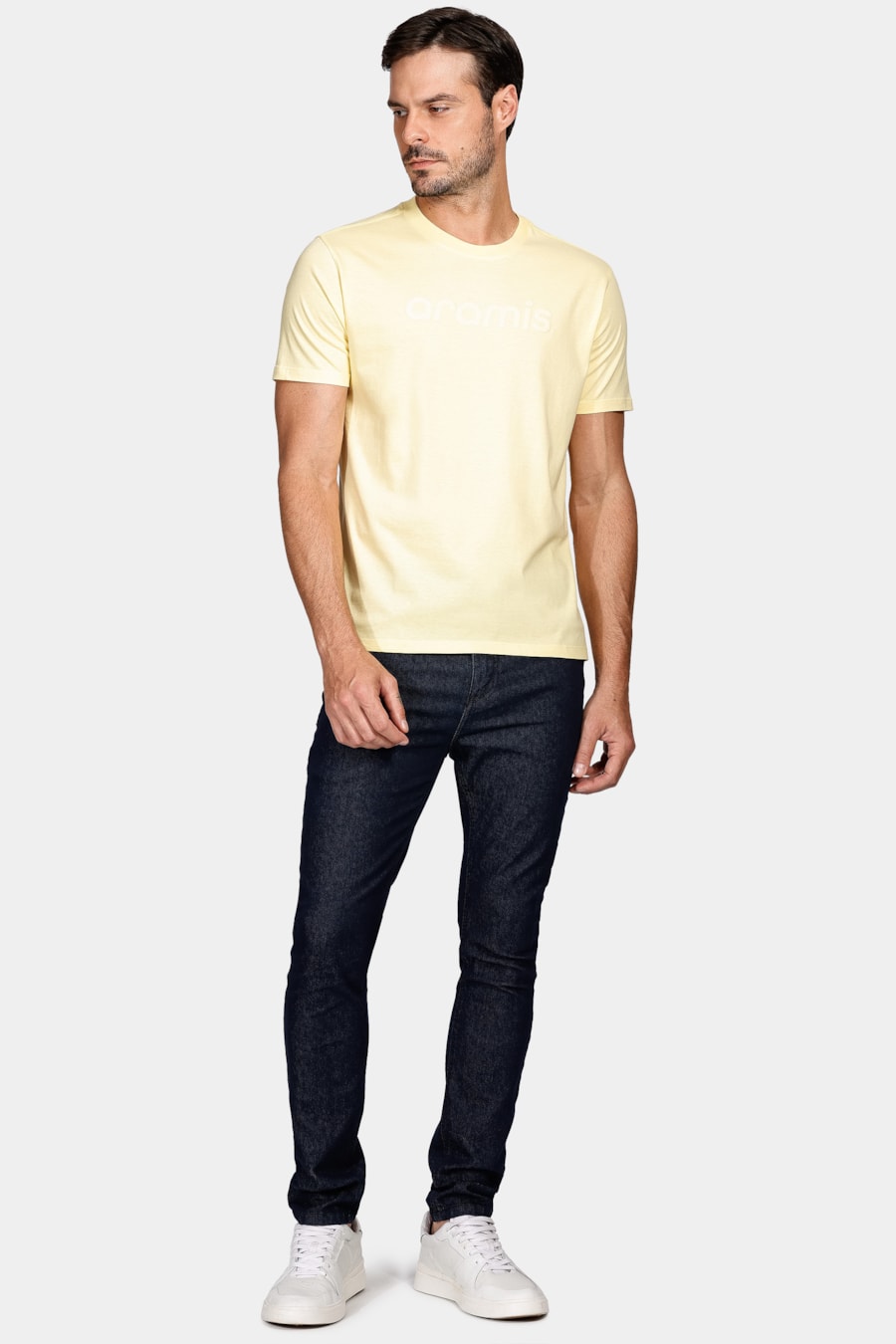 Camiseta Manga Curta Aramis Bright Colors Amarelo Dente Leão — foto 2 de 4