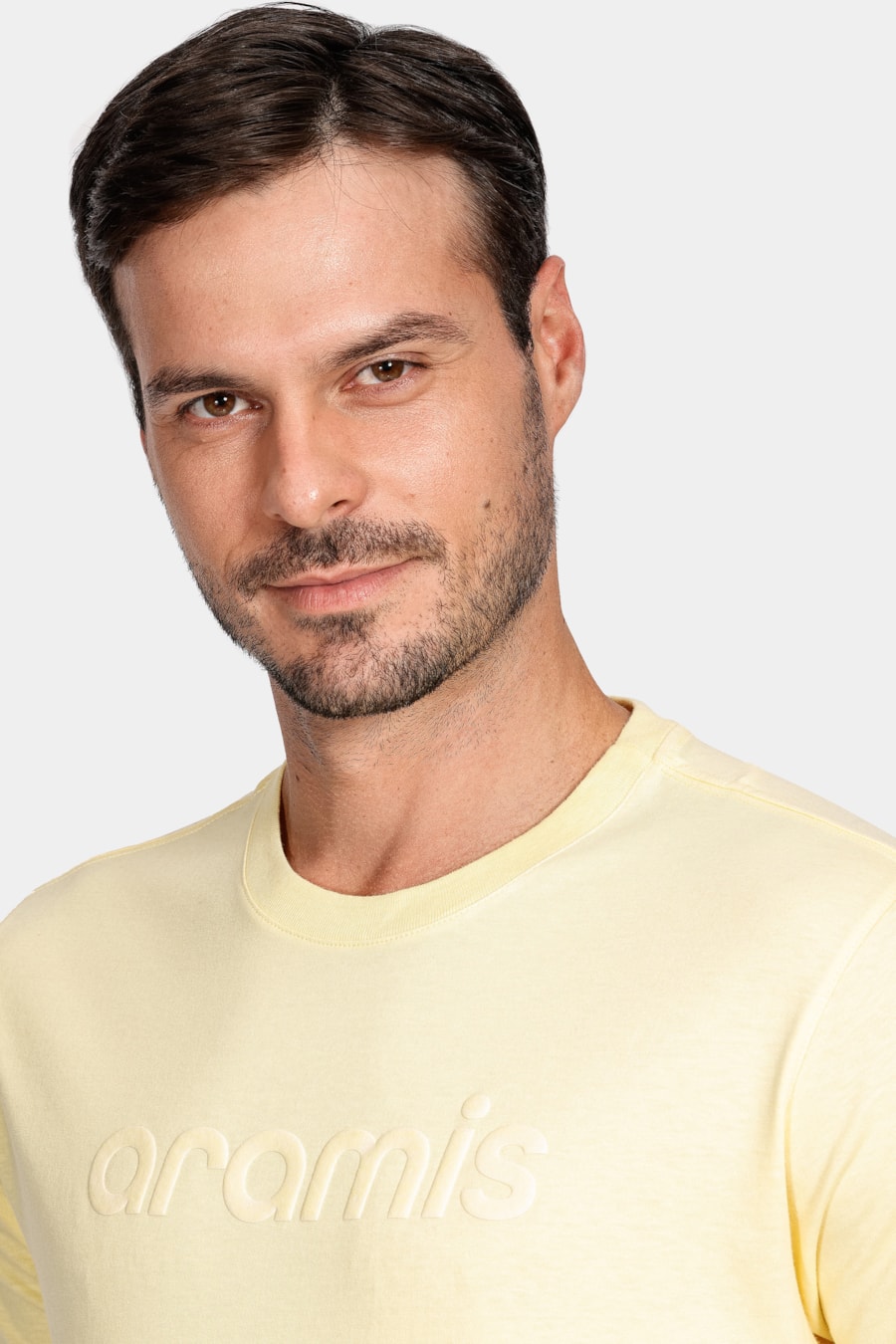 Camiseta Manga Curta Aramis Bright Colors Amarelo Dente Leão — foto 3 de 4