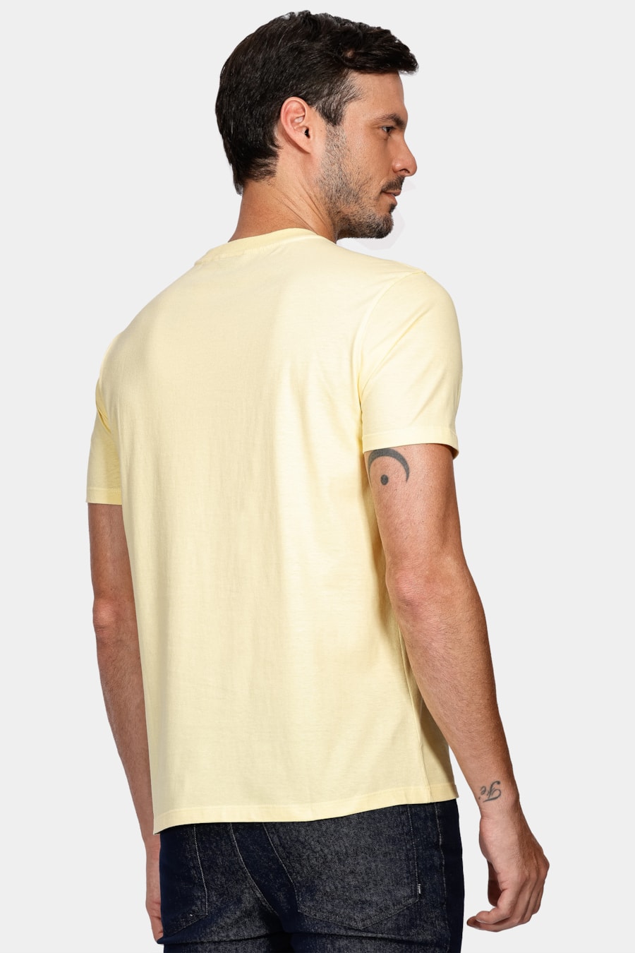 Camiseta Manga Curta Aramis Bright Colors Amarelo Dente Leão — foto 4 de 4