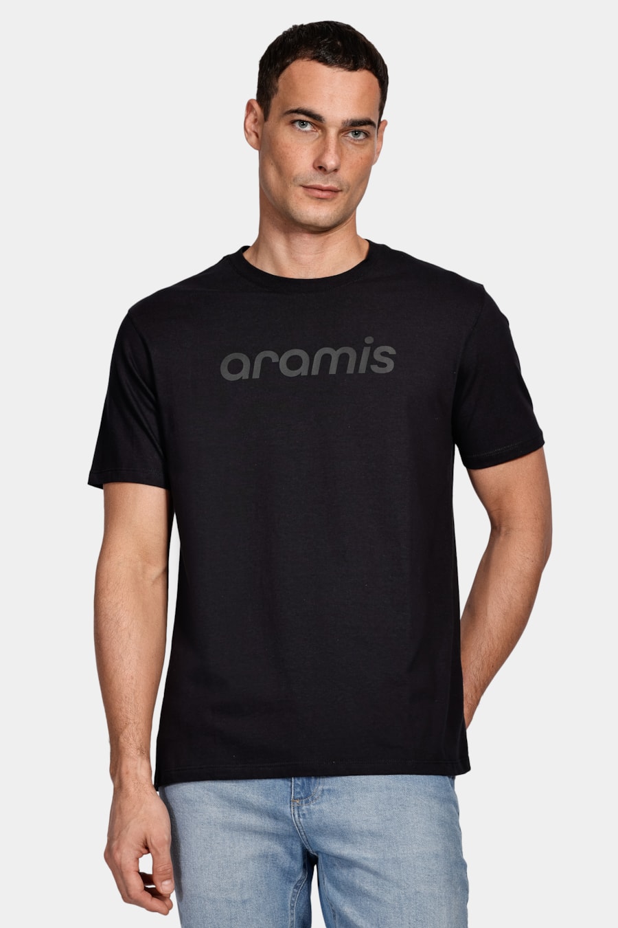 Camiseta Manga Curta Aramis Bright Colors Preto — foto 1 de 4