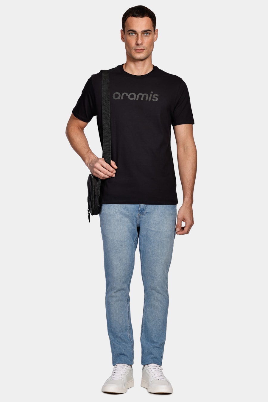 Camiseta Manga Curta Aramis Bright Colors Preto — foto 2 de 4