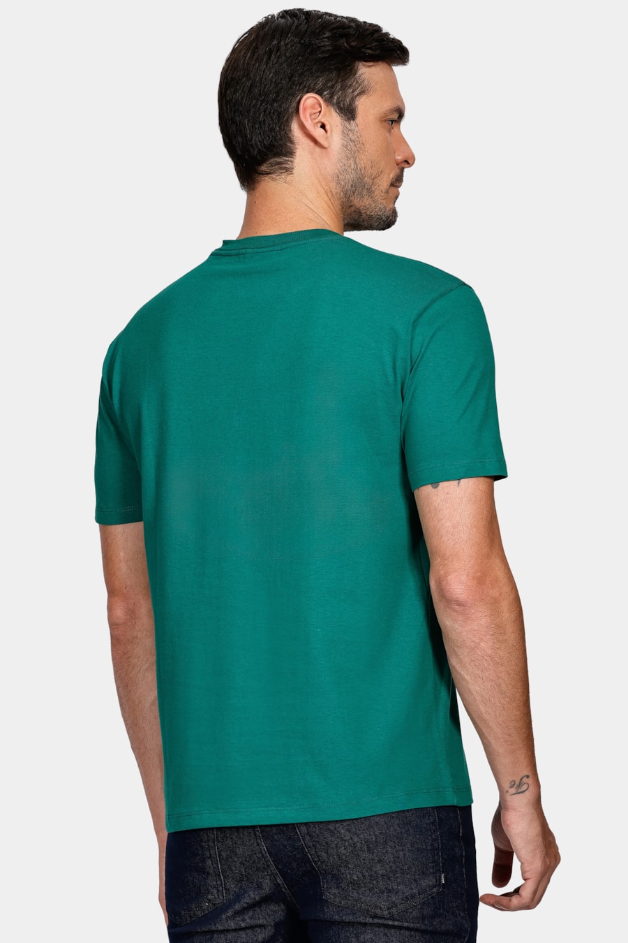 Camiseta Manga Curta Aramis Bright Colors Verde Amazonia — foto 4 de 4