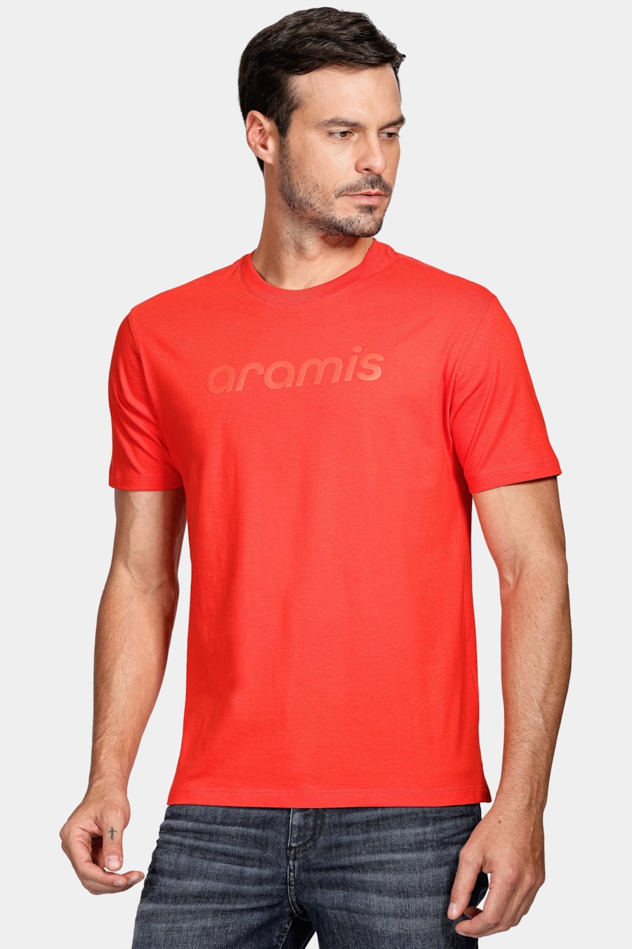 Camiseta Manga Curta Aramis Bright Colors Vermelho Cereja — foto 1 de 4
