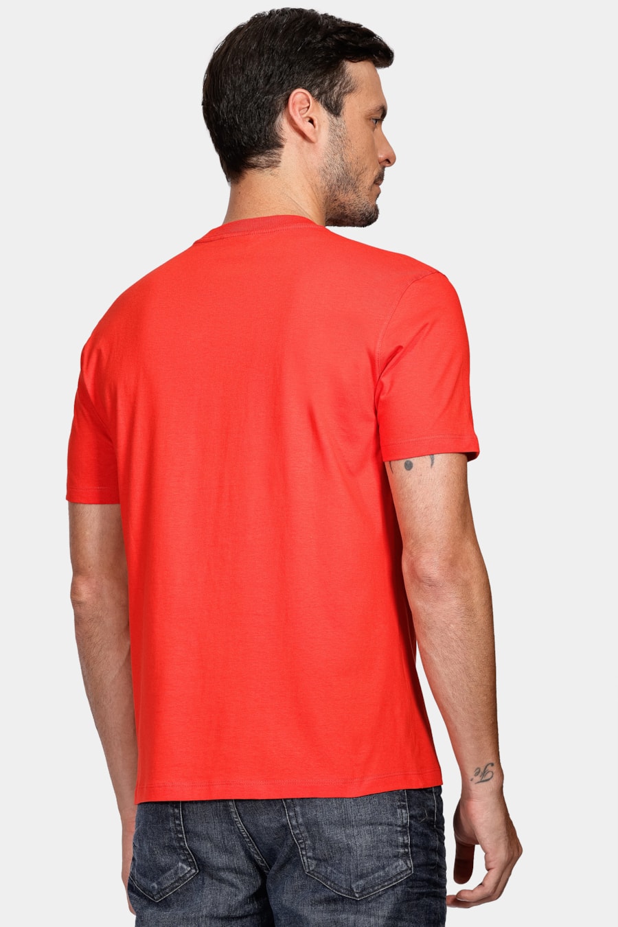 Camiseta Manga Curta Aramis Bright Colors Vermelho Cereja — foto 4 de 4