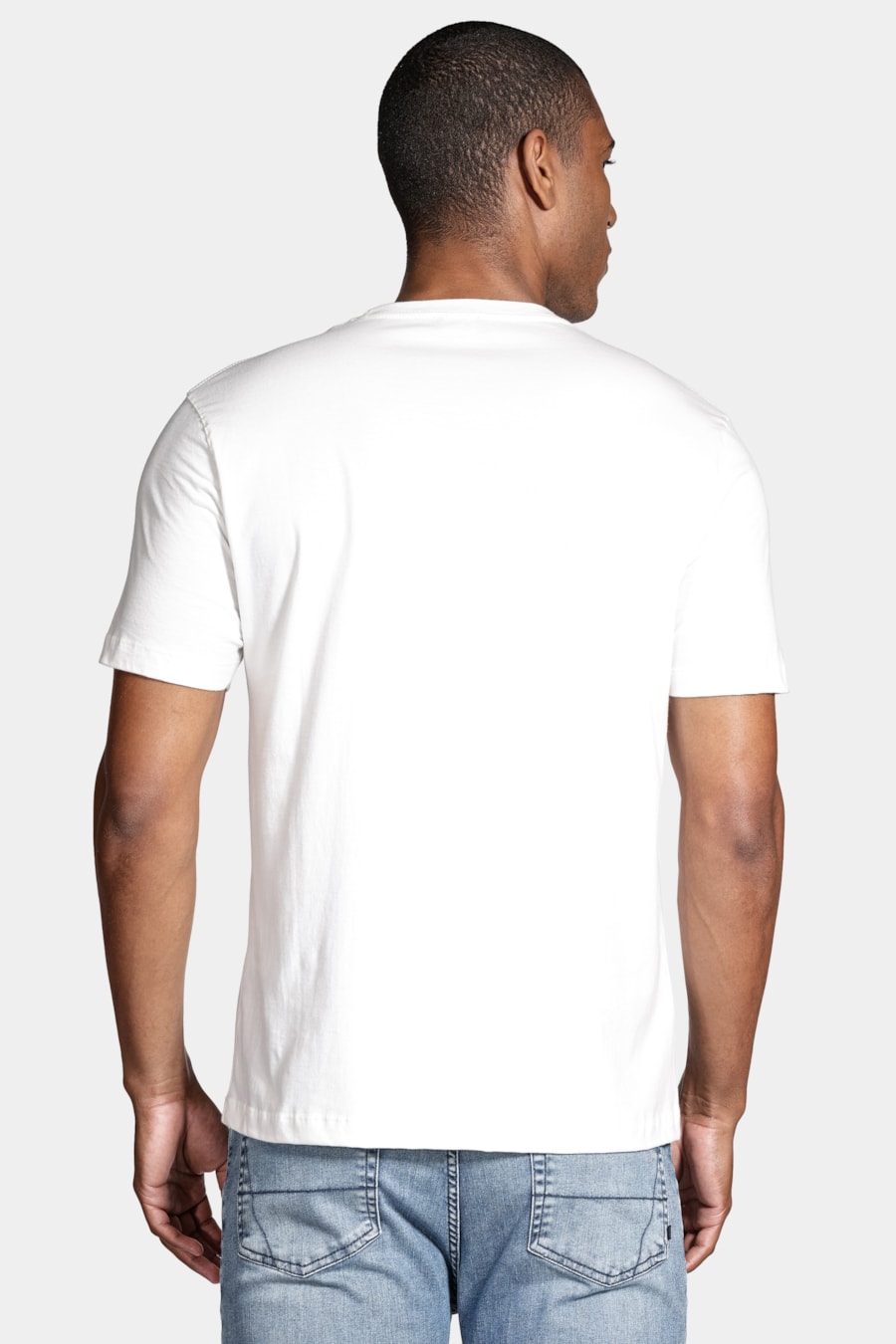 Camiseta Manga Curta Aramis Duplo Off White — foto 4 de 5