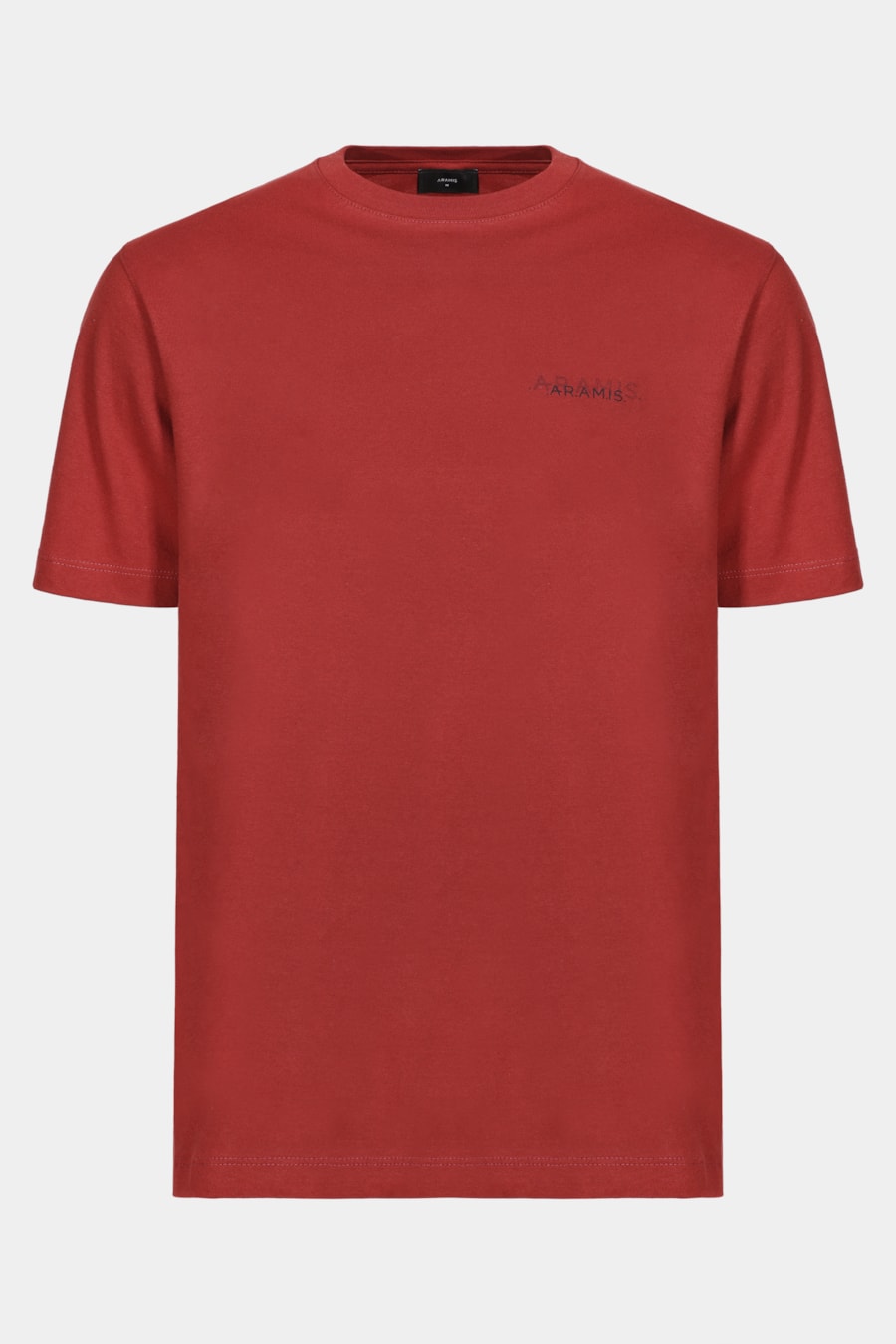 Camiseta Manga Curta Aramis Duplo Vermelho Carmim — foto 5 de 5