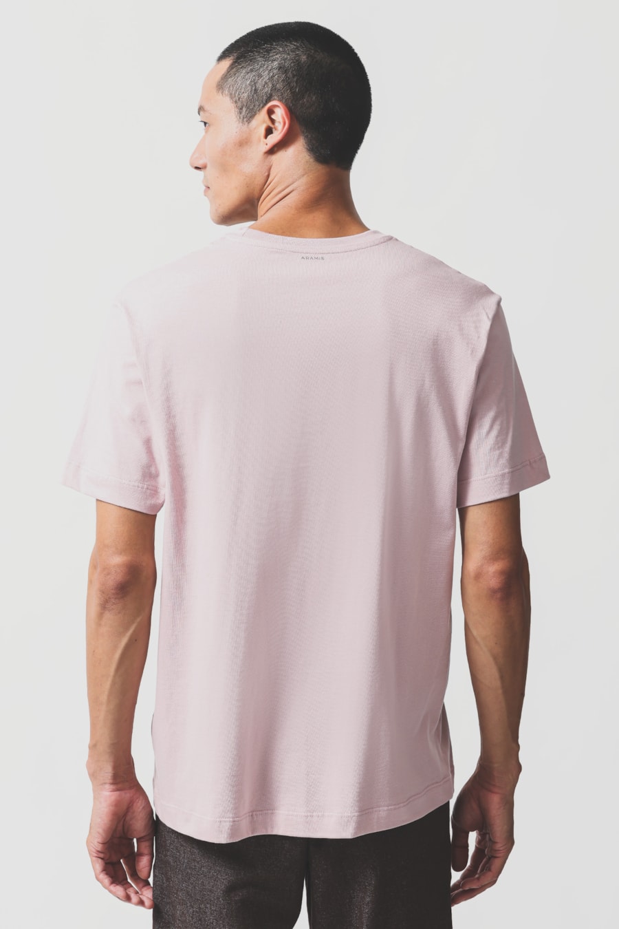 Camiseta Manga Curta Aramis Estampa a Clássico Rosa Seco 116 — foto 4 de 5