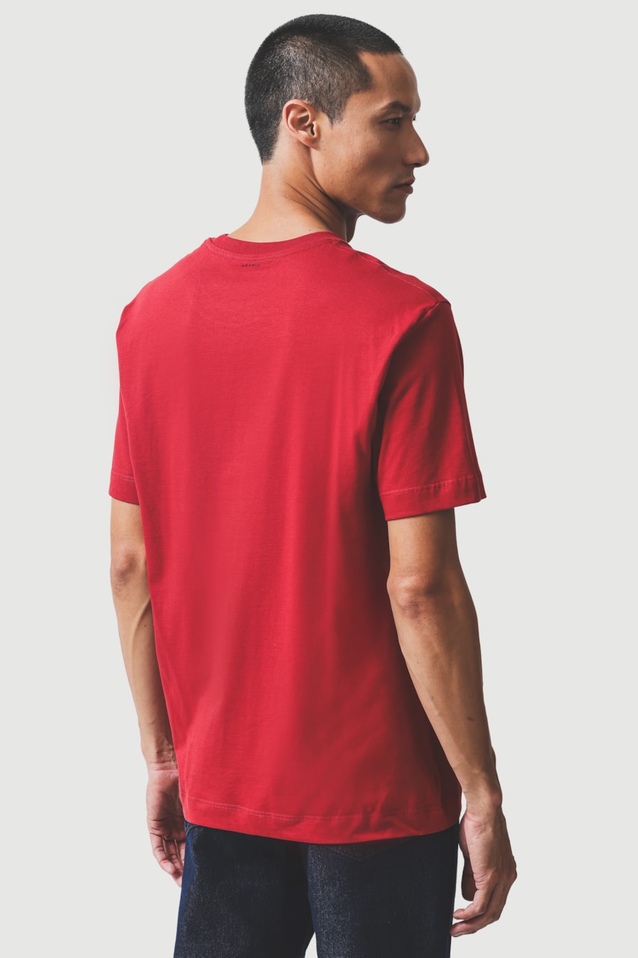 Camiseta Manga Curta Aramis Estampa a Clássico Vermelho Carmim 115 — foto 4 de 5