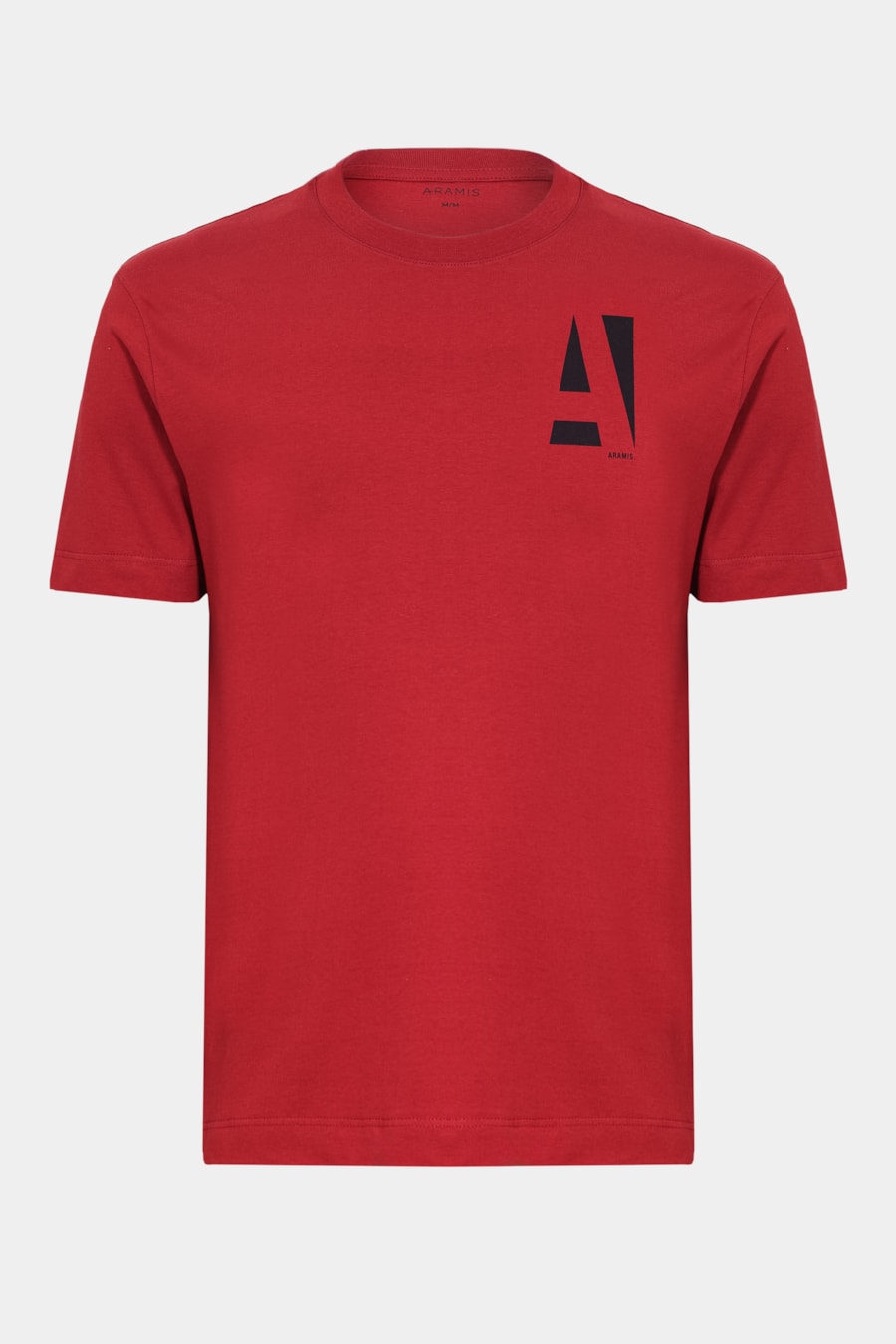 Camiseta Manga Curta Aramis Estampa a Clássico Vermelho Carmim 115 — foto 5 de 5