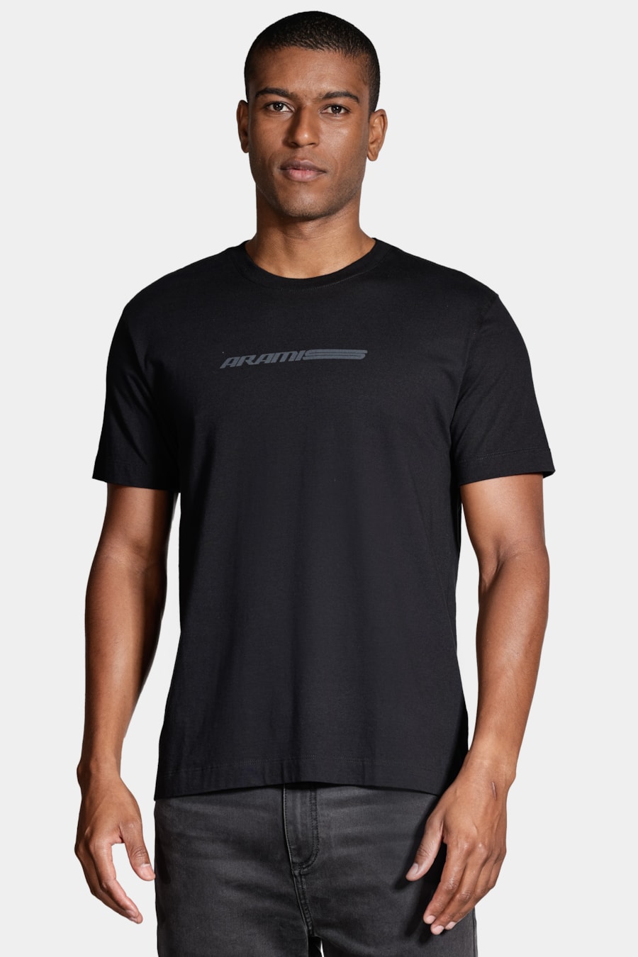 Camiseta Manga Curta Aramis Move Preto — foto 1 de 4