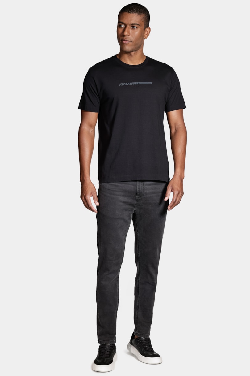 Camiseta Manga Curta Aramis Move Preto