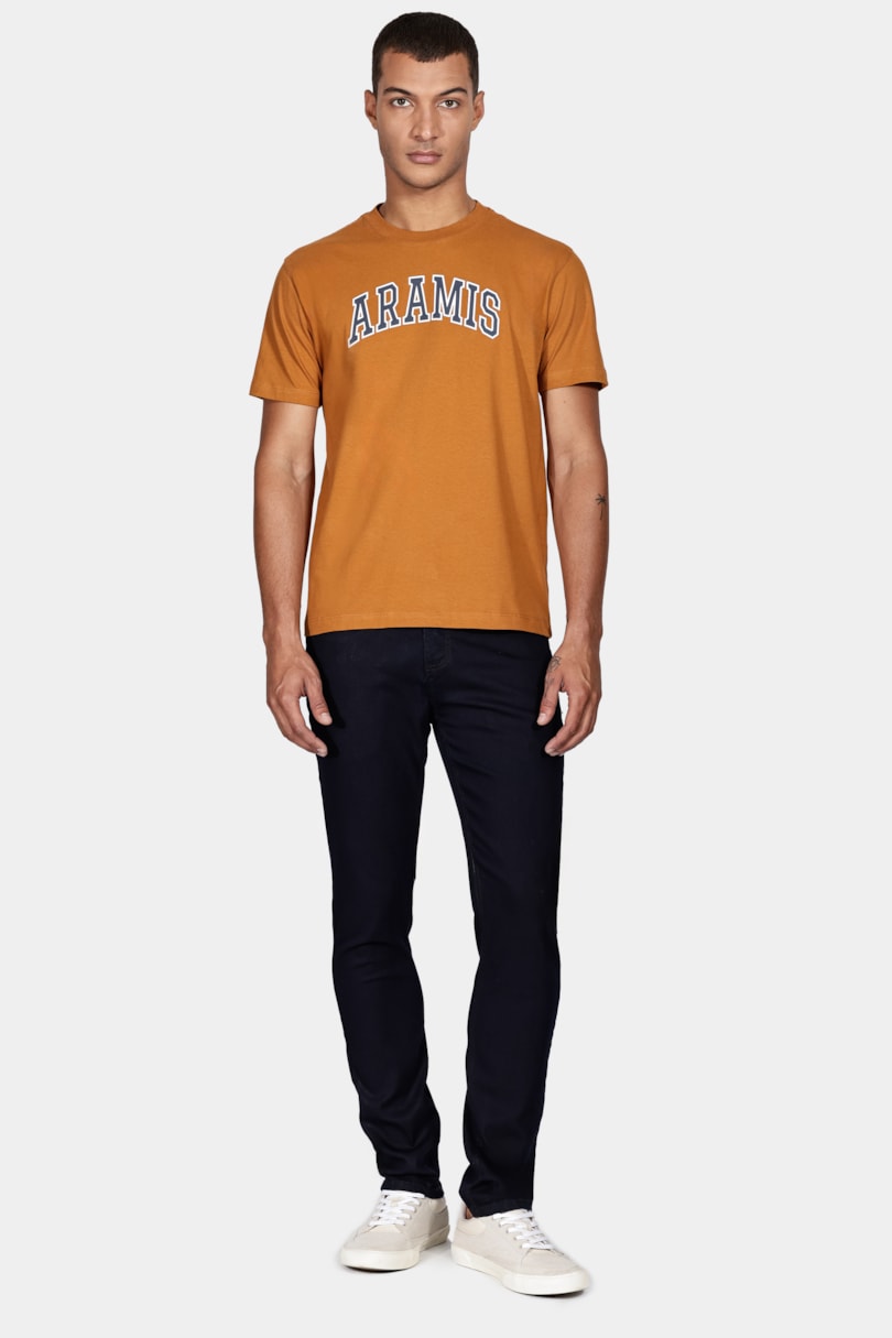 Camiseta Manga Curta Aramis New College Ambar