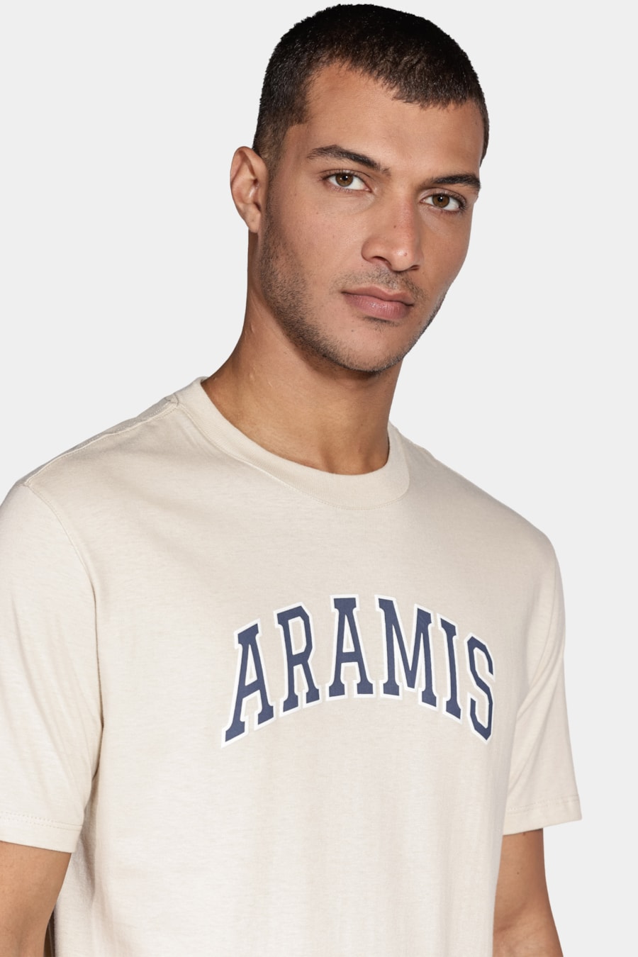 Camiseta Manga Curta Aramis New College Areia — foto 3 de 5