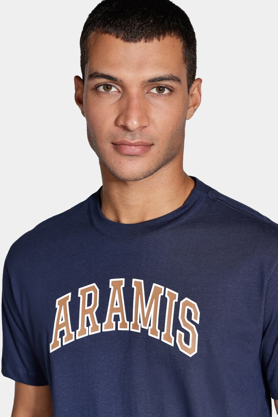 Camiseta Manga Curta Aramis New College Azul Marinho — foto 3 de 5