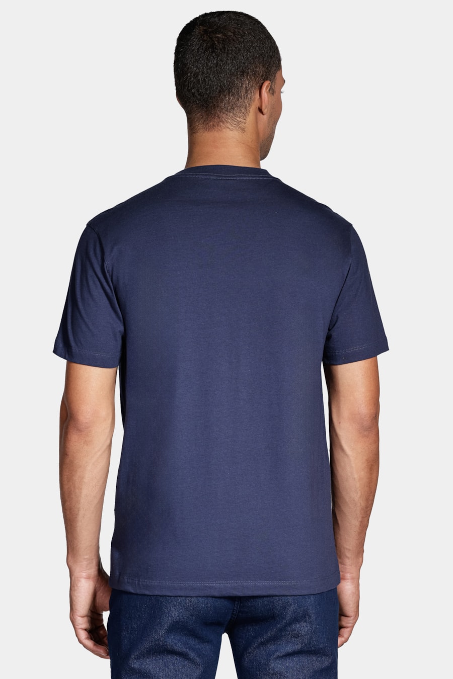 Camiseta Manga Curta Aramis New College Azul Marinho — foto 4 de 5