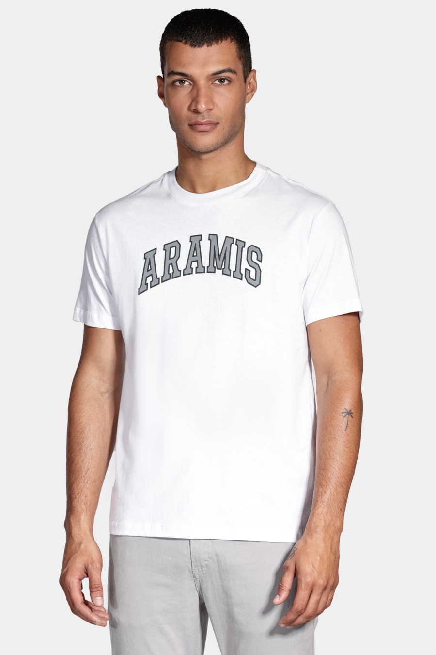Camiseta Manga Curta Aramis New College Branco — foto 1 de 5