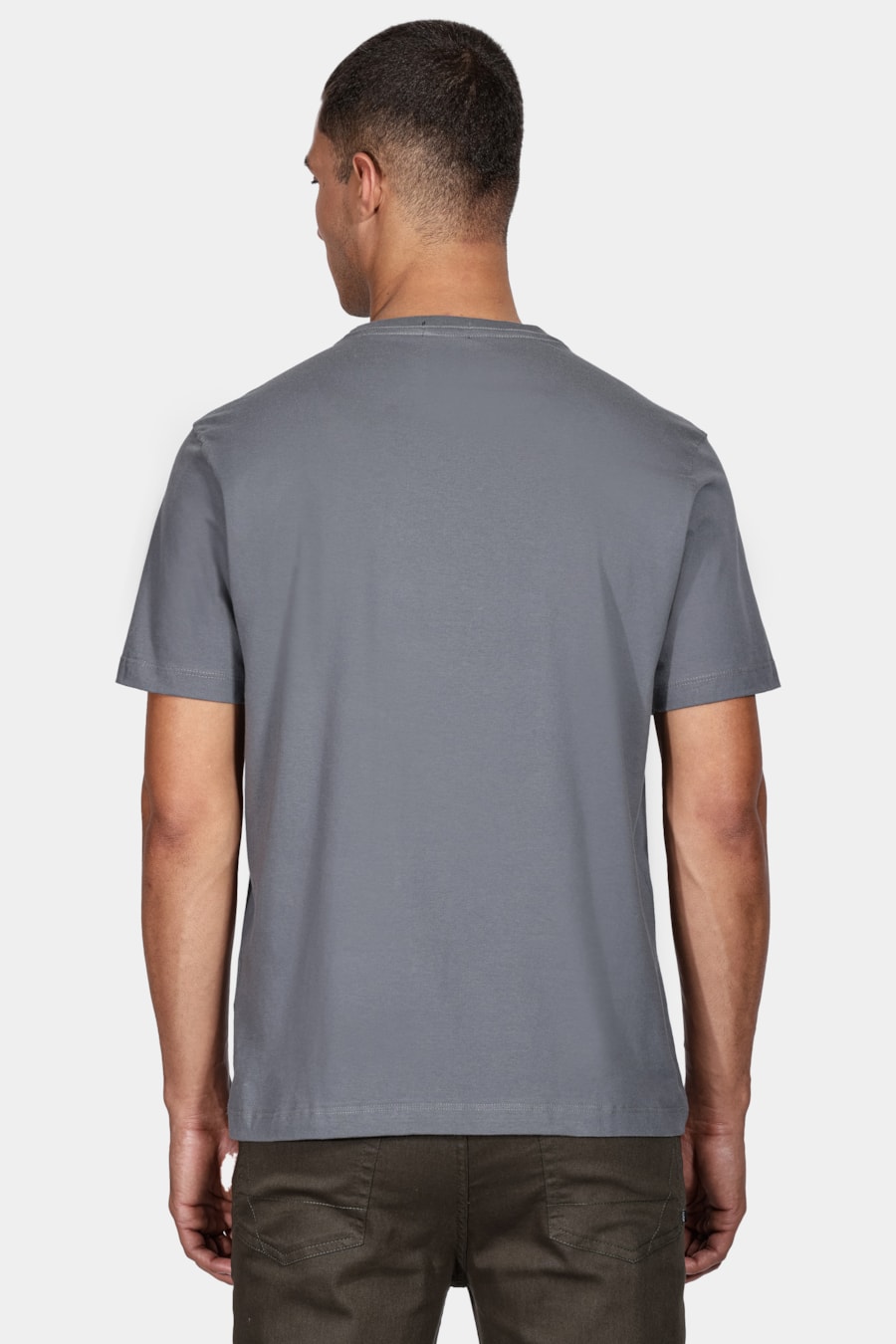 Camiseta Manga Curta Aramis Outline Cinza Grafite — foto 4 de 5