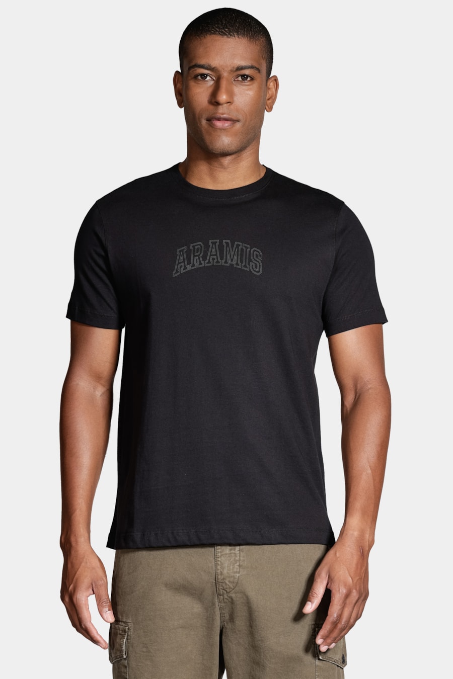 Camiseta Manga Curta Aramis Outline Preto — foto 1 de 5