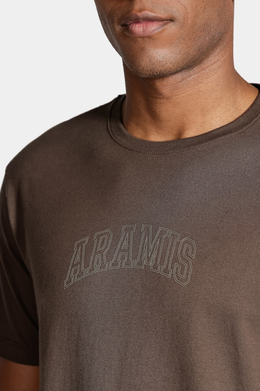 Camiseta Manga Curta Aramis Outline Verde Militar — foto 3 de 5