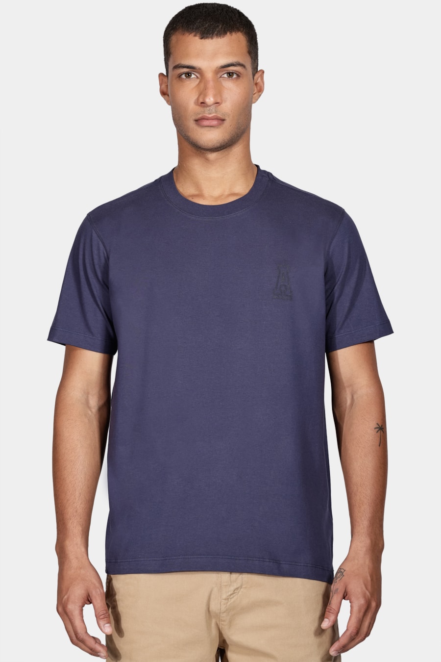 Camiseta Manga Curta Aramis Preppy Azul Marinho — foto 1 de 6