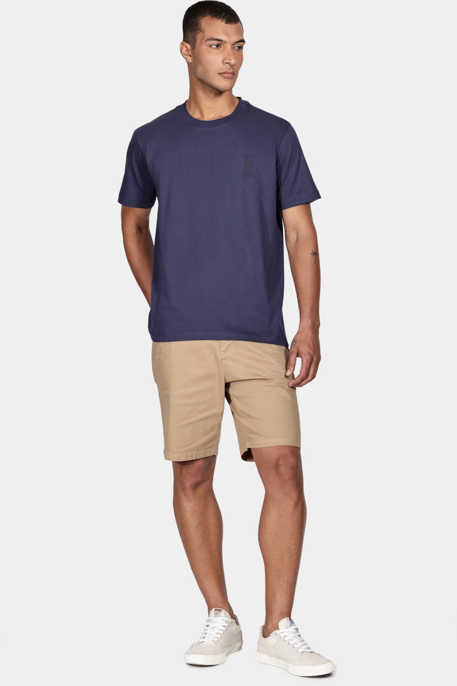 Camiseta Manga Curta Aramis Preppy Azul Marinho — foto 2 de 6