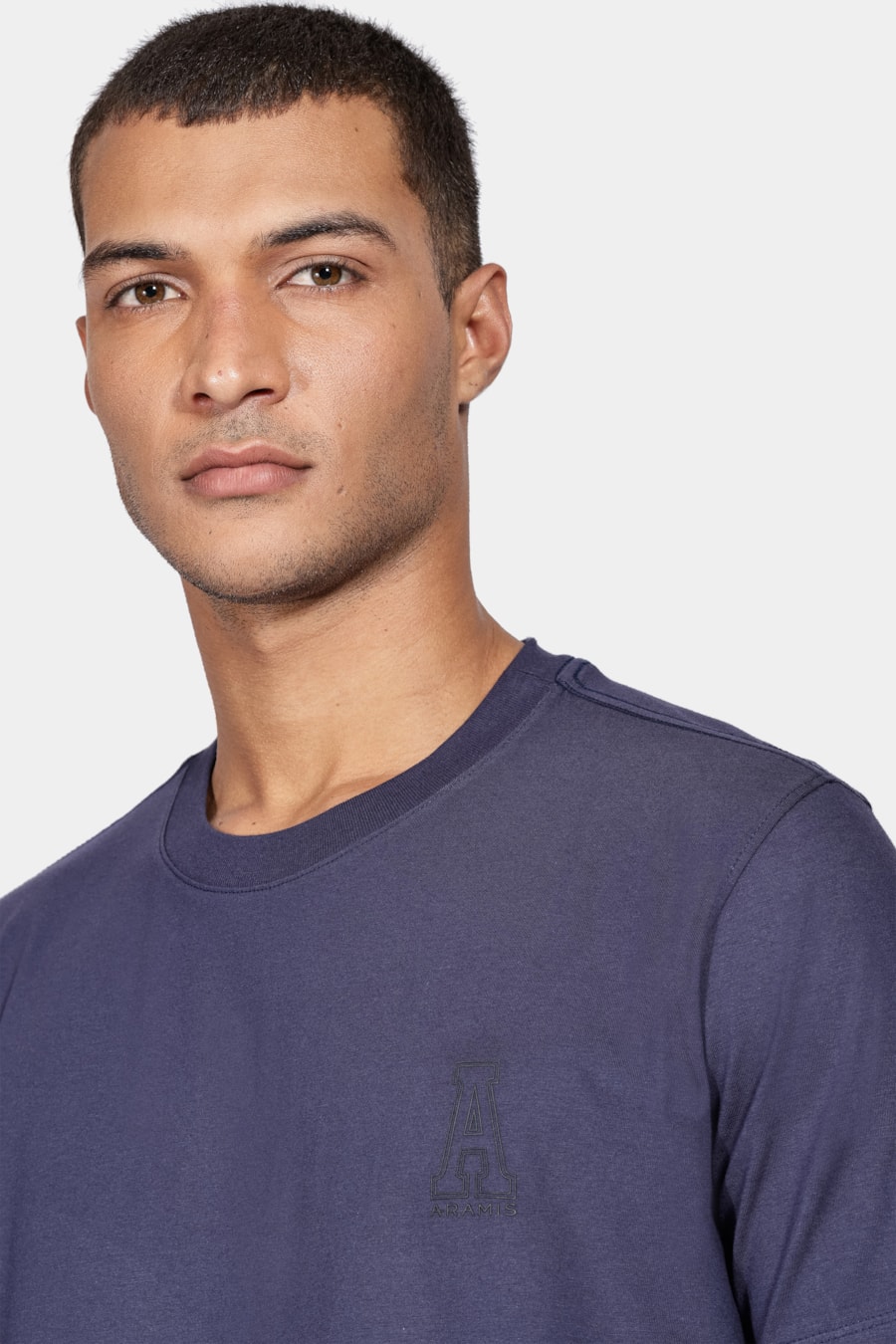 Camiseta Manga Curta Aramis Preppy Azul Marinho — foto 3 de 6